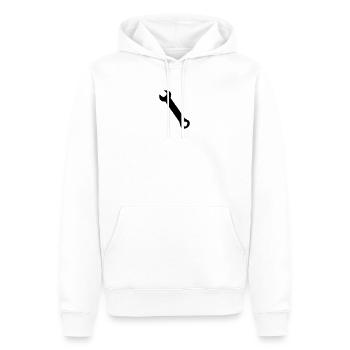 Schraubenschlüssel Silhoue - Männer Premium Bio Hoodie - Weiß - Vorne - Nico (187cm)