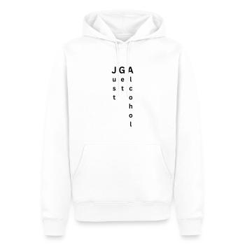 JGA - Just Get Alcohol - Junggesellenabschied - Männer Premium Bio Hoodie - Weiß - Vorne - Nico (187cm)
