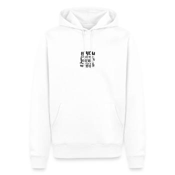 If you get tired Learn to rest not to quit - Men’s Premium Organic Hoodie - white - Front - Nico (187cm)