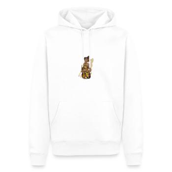 Ghana Ghanaer Flagge Frau Prinzessin I Geschenk - Männer Premium Bio Hoodie - Weiß - Vorne - Nico (187cm)