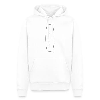 J'aime mon wakeboard, wakeboarder, wakeboard, - Sweat à capuche Premium bio Homme - blanc - Devant - Nico (187cm)