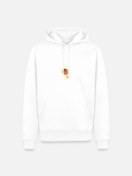 Sommer - Männer Premium Bio Hoodie - Weiß