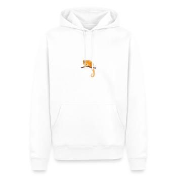 Wildtiere - Männer Premium Bio Hoodie - Weiß - Vorne - Nico (187cm)