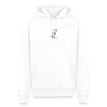 HGWild - White-tailed Eagle - Men’s Premium Organic Hoodie - white - Front - Nico (187cm)