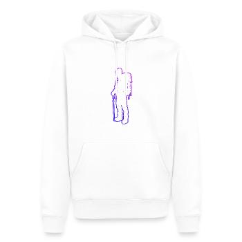 Boulder Klettern Herren Kletterer Bouldern - Männer Premium Bio Hoodie - Weiß - Vorne - Nico (187cm)