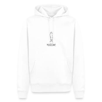 Pieksgurke - Kaktus Sukkulente Kaktee Gurke Humor - Männer Premium Bio Hoodie - Weiß - Vorne - Nico (187cm)