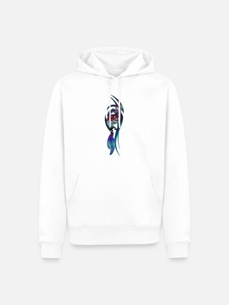 Fruchtbarkeitstanz Kokopelli - Männer Premium Bio Hoodie - Weiß
