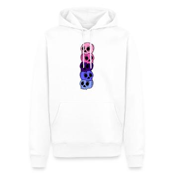 Omnisexual Goth Skull Bunch LGBT Omnisexual - Men’s Premium Organic Hoodie - white - Front - Nico (187cm)