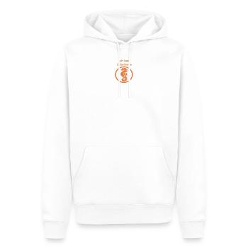 Seepferdchen - Männer Premium Bio Hoodie - Weiß - Vorne - Nico (187cm)