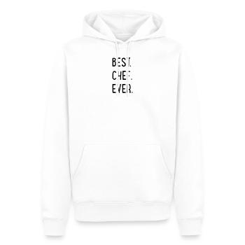best chef ever - Männer Premium Bio Hoodie - Weiß - Vorne - Nico (187cm)