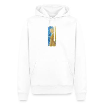 Engel des Universums - Sonja von Staden - Männer Premium Bio Hoodie - Weiß - Vorne - Nico (187cm)