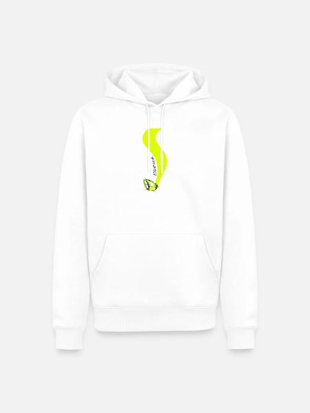 Höhepunkt - Männer Premium Bio Hoodie - Weiß