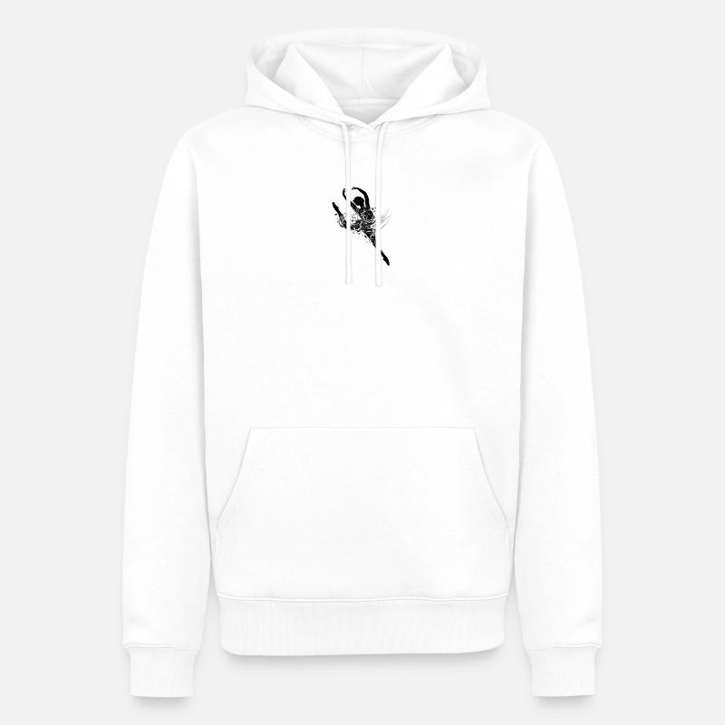 Une danseuse de ballet en robe de ballet imaginati - Sweat à capuche Premium bio Homme - blanc