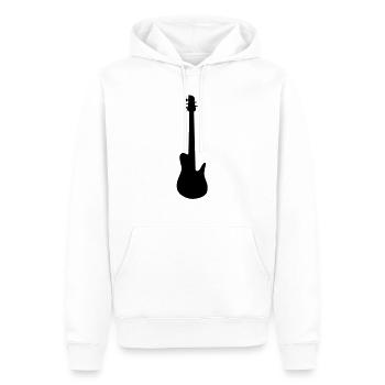 Bass - Männer Premium Bio Hoodie - Weiß - Vorne - Nico (187cm)