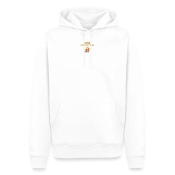 Sécurité des données - Sweat à capuche Premium bio Homme - blanc - Devant - Nico (187cm)