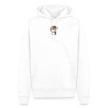 Architekt - Männer Premium Bio Hoodie - Weiß - Vorne - Nico (187cm)