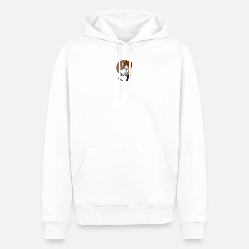 Architecte - Sweat à capuche Premium bio Homme - blanc