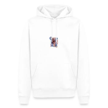 Wildtiere - Männer Premium Bio Hoodie - Weiß - Vorne - Nico (187cm)