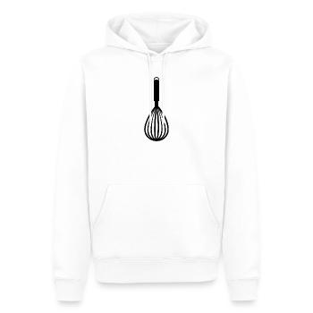 Küchenschneebesen - Männer Premium Bio Hoodie - Weiß - Vorne - Nico (187cm)