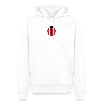 Ladybug - Men’s Premium Organic Hoodie - white - Front - Nico (187cm)