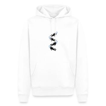 Diving Divers - Men’s Premium Organic Hoodie - white - Front - Nico (187cm)