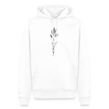 Trespe - Männer Premium Bio Hoodie - Weiß - Vorne - Nico (187cm)