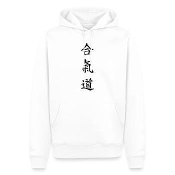 Japanese aikido translate word translation - Men’s Premium Organic Hoodie - white - Front - Nico (187cm)