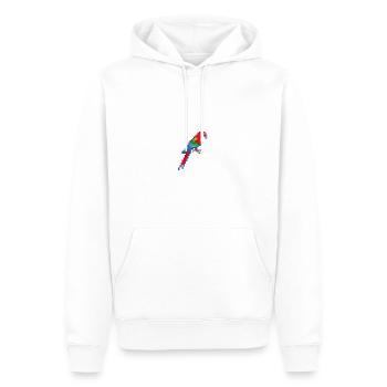 Vogel - Männer Premium Bio Hoodie - Weiß - Vorne - Nico (187cm)