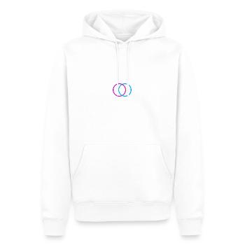 VERHEIRATET COLORED - Männer Premium Bio Hoodie - Weiß - Vorne - Nico (187cm)