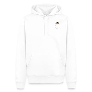 Niedliches Otter-Shirt - Männer Premium Bio Hoodie - Weiß - Vorne - Nico (187cm)