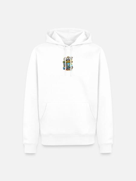 Juckt ’nen Toten - Männer Premium Bio Hoodie - Weiß