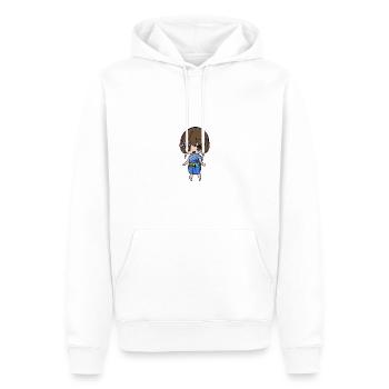 Cambodge Tradition Danse Khmer Apsara I Cadeau - Sweat à capuche Premium bio Homme - blanc - Devant - Nico (187cm)