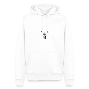 Wildtiere - Männer Premium Bio Hoodie - Weiß - Vorne - Nico (187cm)
