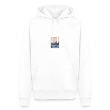 Wassersport - Männer Premium Bio Hoodie - Weiß - Vorne - Nico (187cm)