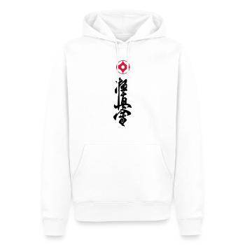 kyokushin - Men’s Premium Organic Hoodie - white - Front - Nico (187cm)