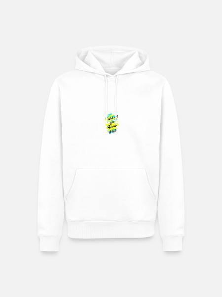 Soziale Arbeit - Männer Premium Bio Hoodie - Weiß