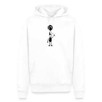Geburtstag Ballon - Männer Premium Bio Hoodie - Weiß - Vorne - Nico (187cm)