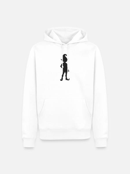 elfe - Männer Premium Bio Hoodie - Weiß