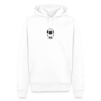 Es ist ein Schaf - Männer Premium Bio Hoodie - Weiß - Vorne - Nico (187cm)
