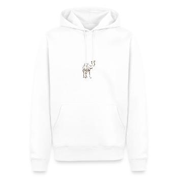 Wildtiere - Männer Premium Bio Hoodie - Weiß - Vorne - Nico (187cm)