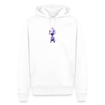 Tinysaurus - Men’s Premium Organic Hoodie - white - Front - Nico (187cm)