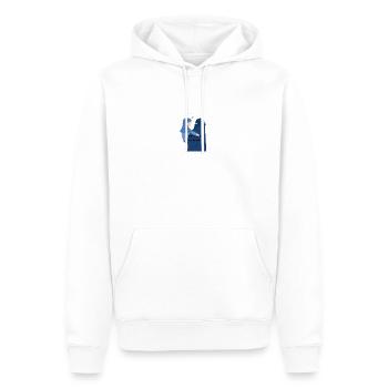 The niqab is my freedom - Männer Premium Bio Hoodie - Weiß - Vorne - Nico (187cm)