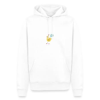 Vogel - Männer Premium Bio Hoodie - Weiß - Vorne - Nico (187cm)