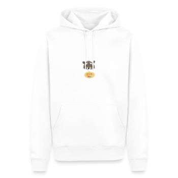 Wildtiere - Männer Premium Bio Hoodie - Weiß - Vorne - Nico (187cm)