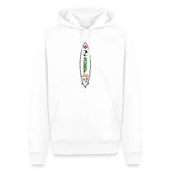 Basque Surfing Team - Sweat à capuche Premium bio Homme - blanc - Devant - Nico (187cm)