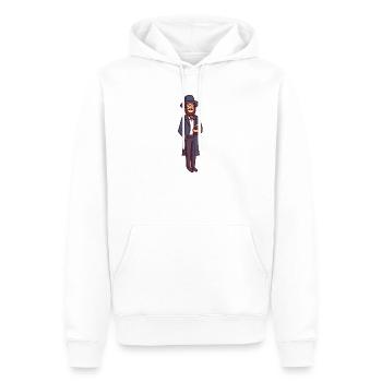 Vintage Jude Illustration - Männer Premium Bio Hoodie - Weiß - Vorne - Nico (187cm)
