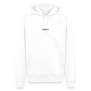 Do The Work - Männer Premium Bio Hoodie - Weiß - Vorne - Nico (187cm)