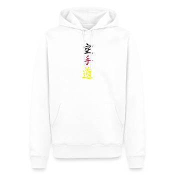 karate germany - Männer Premium Bio Hoodie - Weiß - Vorne - Nico (187cm)
