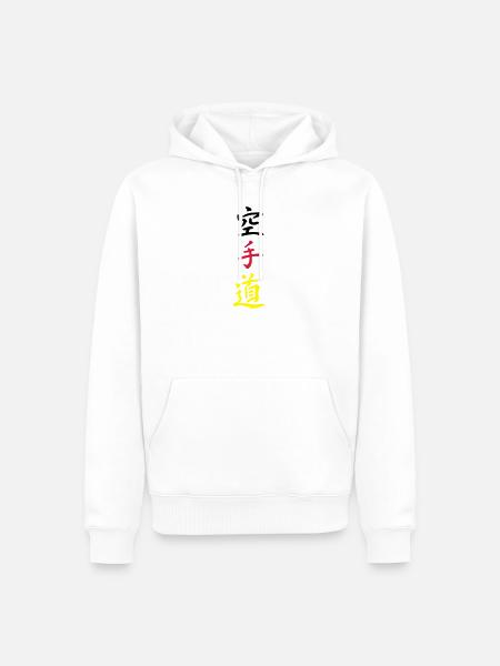 karate germany - Männer Premium Bio Hoodie - Weiß