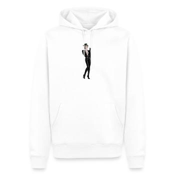 TÖDLICHE VERFÜHRERIN - Männer Premium Bio Hoodie - Weiß - Vorne - Nico (187cm)